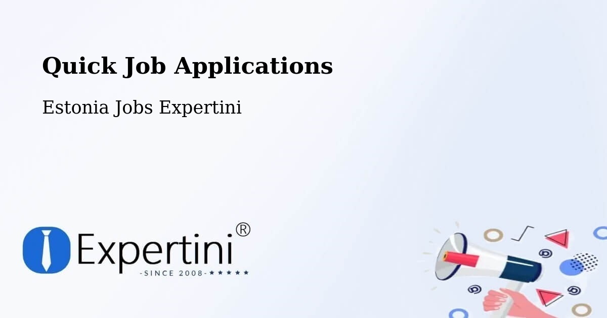 Quick Apply Feature – Jüri - Estonia Jobs Expertini